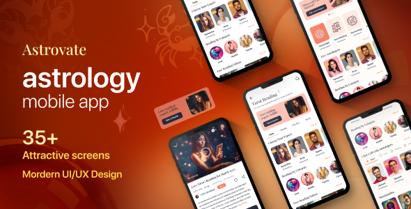 Astrovate – Horoscope and Astrology Figma Template